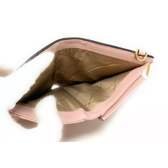 Michael Kors Jet Set Travel Double Zip Phone Wristlet Wallet - Picture 5 of 6